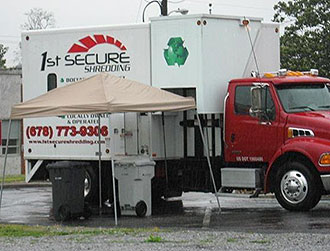 Secure Shredder at the Keep Pickens Beautiful Parking Lot on July 21st