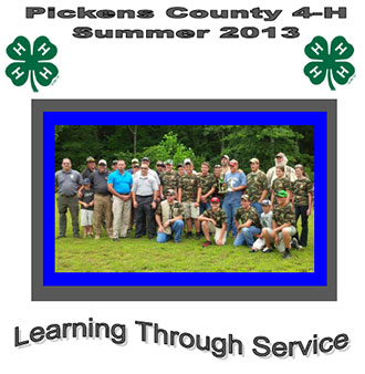 Pickens County 4-H Summer 2013 Bragging Brochure