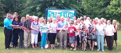 Pickens County Chamber recognizes 515 Life Real Estate Company, LLC with a Ribbon Cutting