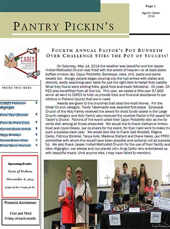 CARES April-June 2014 Newsletter
