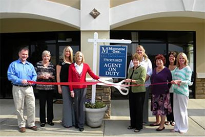 Pickens County Chamber Recognizes Betty Lohman LLC w/ Maximum One Realtors with a Ribbon Cutting