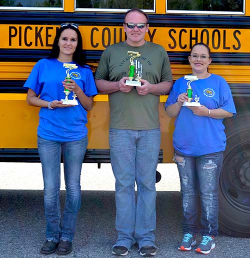Jennifer Owens Takes First Place in the Pickens County Bus ROAD-E-O
