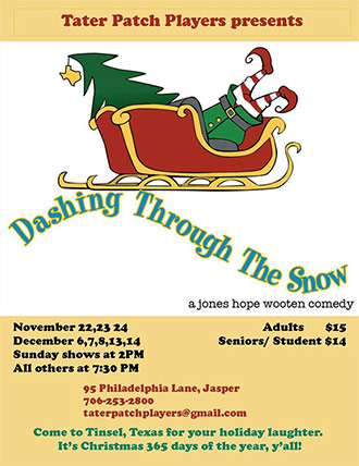 Tater Patch Players 'Dashing Through the Snow' Cast Announced