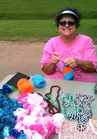 Come to the Jasper Farmers Market Join June’s Knit Withs*