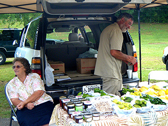 Corn and Tomatoes Plentiful at the Jasper Farmers' Market