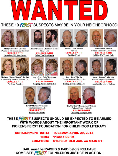 TEN MOST WANTED BY PICKENS FERST