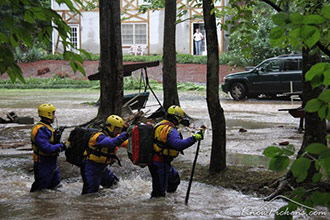 Rains in Portion of County Called A 100 Year Rain Event by the National Weather Service