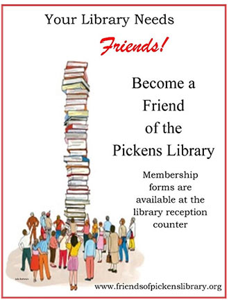 Become a Friend of the Pickens Library