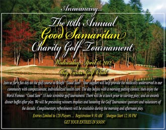 Register Now for the Good Samaritan Charity Golf Tournament