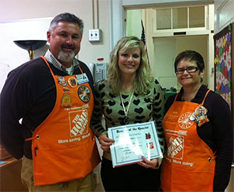 The Home Depot in Jasper Honors Three More Teachers of the Quarter during Teacher Appreciation Week
