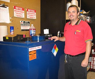 RECYCLING USED MOTOR OIL