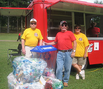 Fireworks and Recycling thanks to the Lions Club