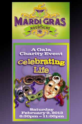 Mardi Gras in the Mountains Set For February 9, 2013