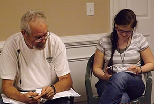 Director Stanley O’Kelley works with Cast and Crew of The Miracle Worker