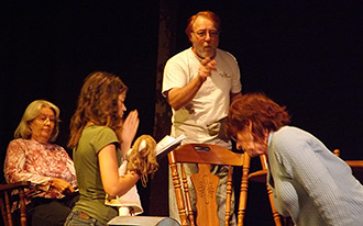 The Tater Patch Players prepare for The Miracle Worker