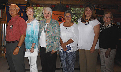 ROUND ONE OF OPTIMIST CLUB OF JASPER DONATIONS