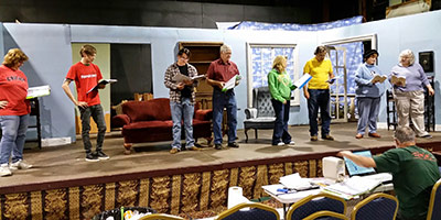 Play On! actors playing two characters apiece