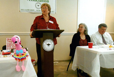 Retired Educators Welcomed Representative Jasperse at December Meeting