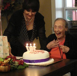 Rose D'Angelo celebrated her 101st Birthday in mid-October