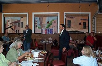 TEA PARTY MEETING AT PUEBLO’S CANTINA WAS FACT PACKED & GARNERED QUESTIONS