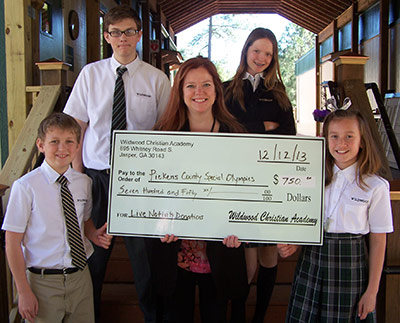 Wildwood Donates to Pickens County Special Olympics