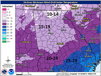 Freeze Warning and Wind Advisory Tonight