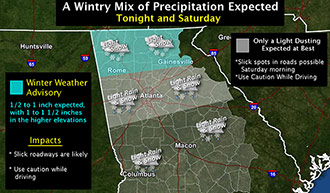 Winter Weather Threat Tonight into Saturday