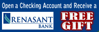 Renasant Bank - Open an account and get a Free Gift