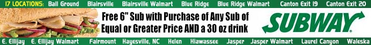 Subway - Free 6'' Sub with purchase of one of equal or greater value