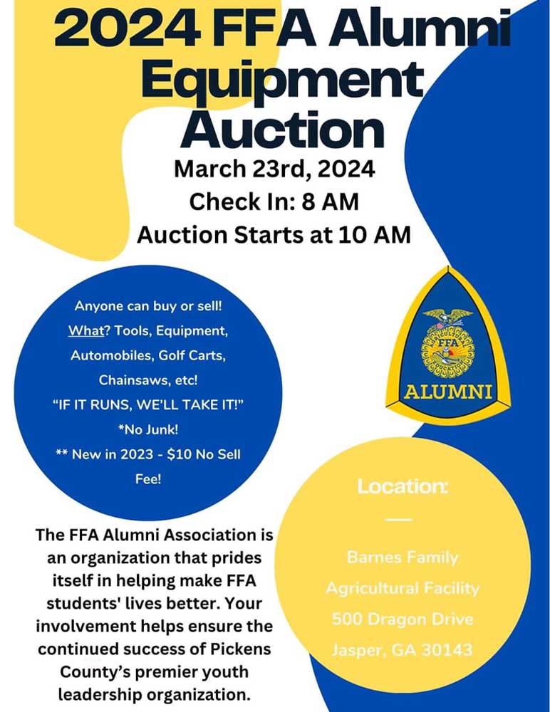FFA Alumni Equipment Auction