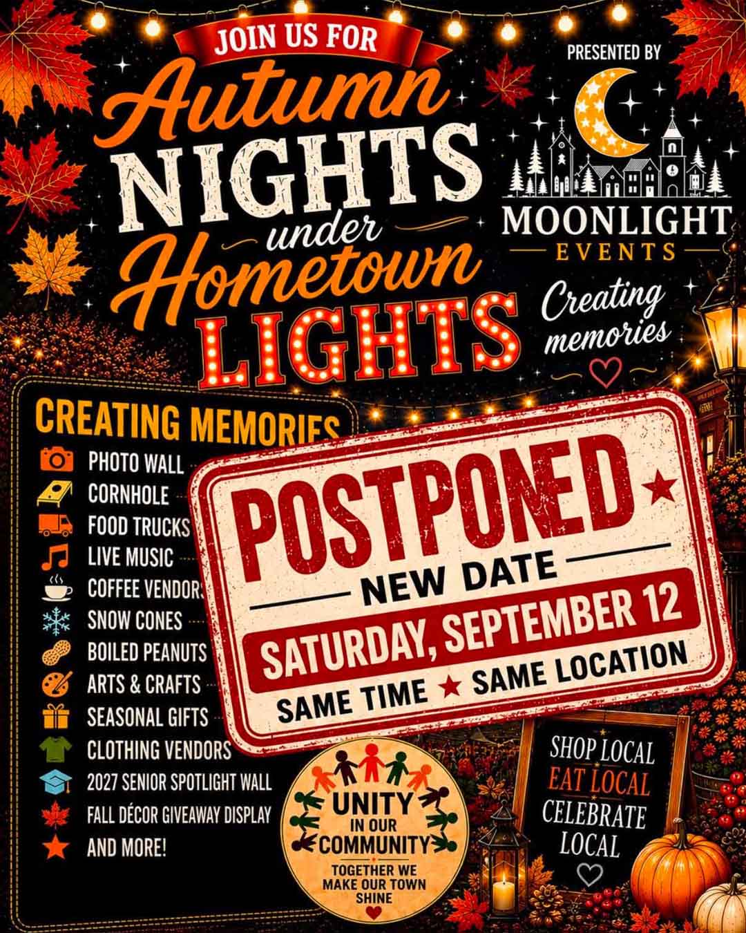 Autumn Nights under Hometown Lights