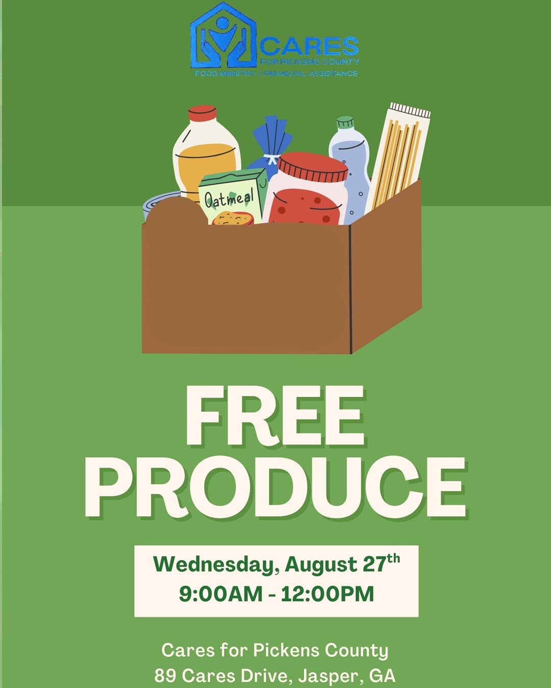 CARES Free Produce