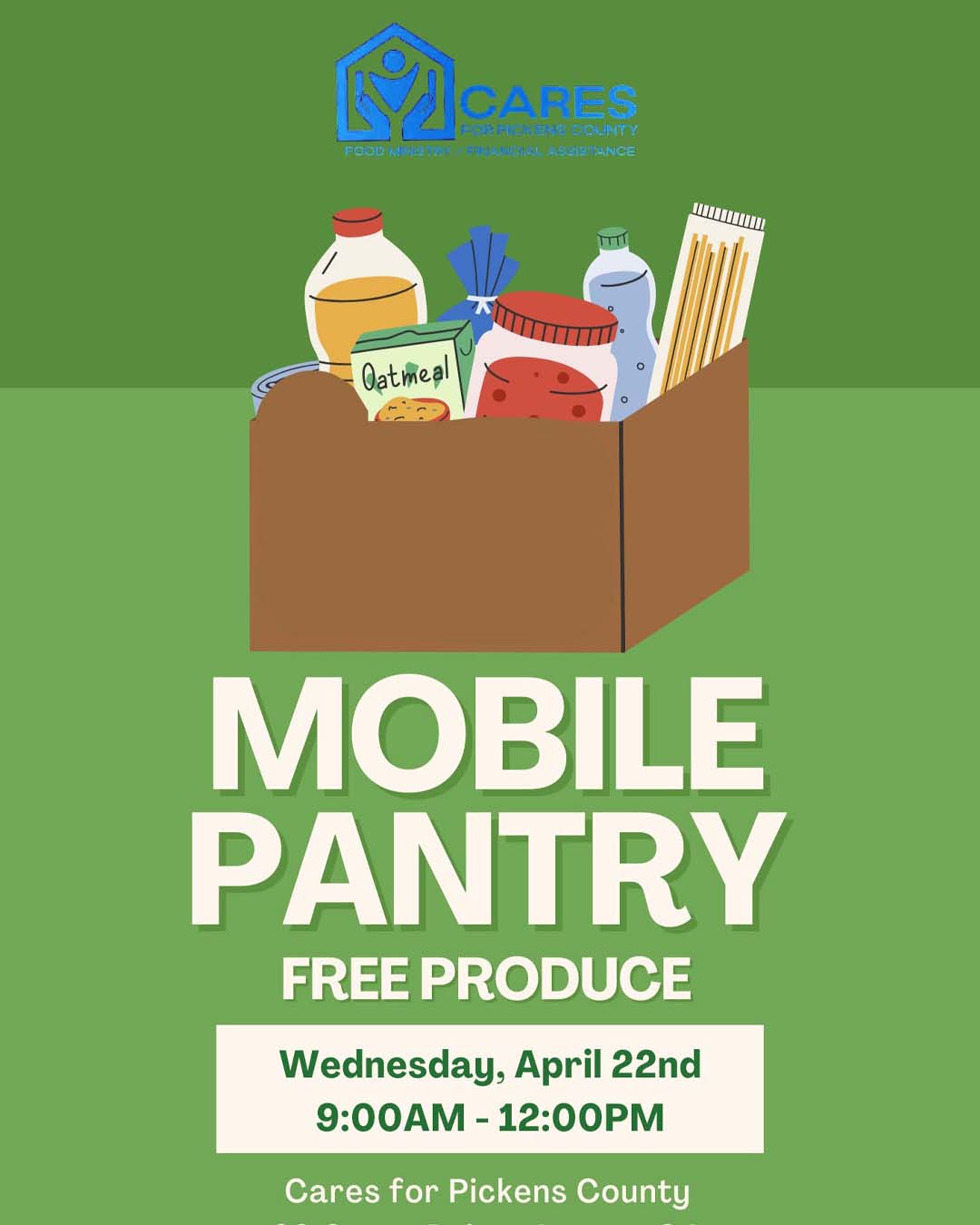 CARES Free Mobile Food Pantry