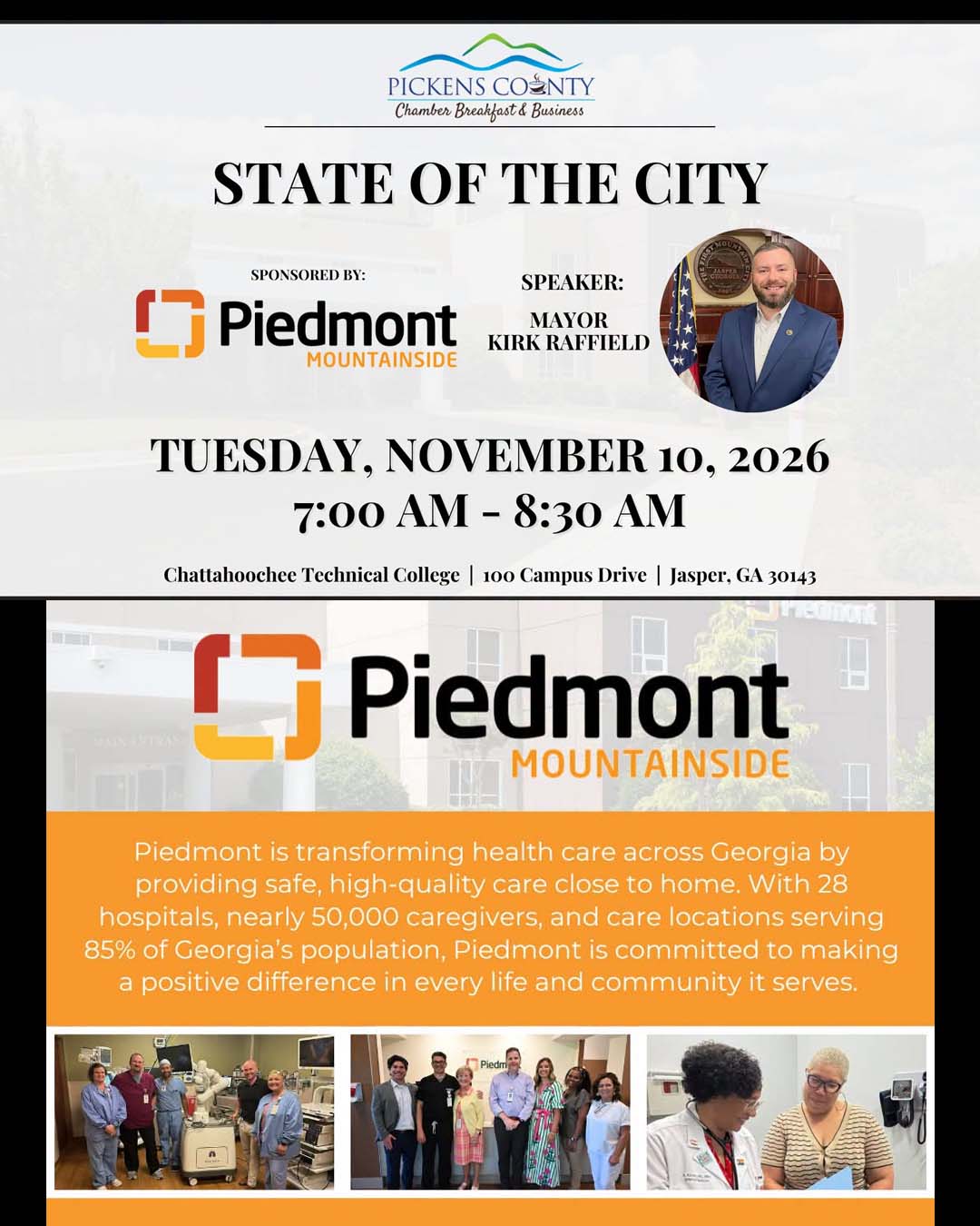 Pickens Chamber of Commerce Breakfast