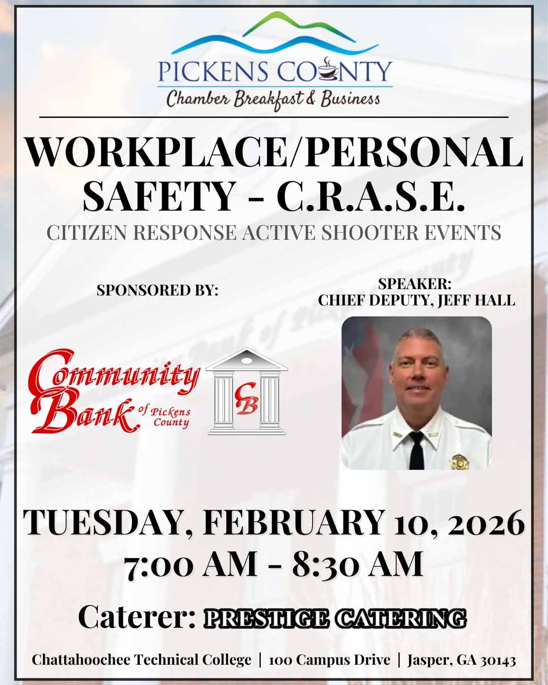 Pickens Chamber of Commerce Breakfast