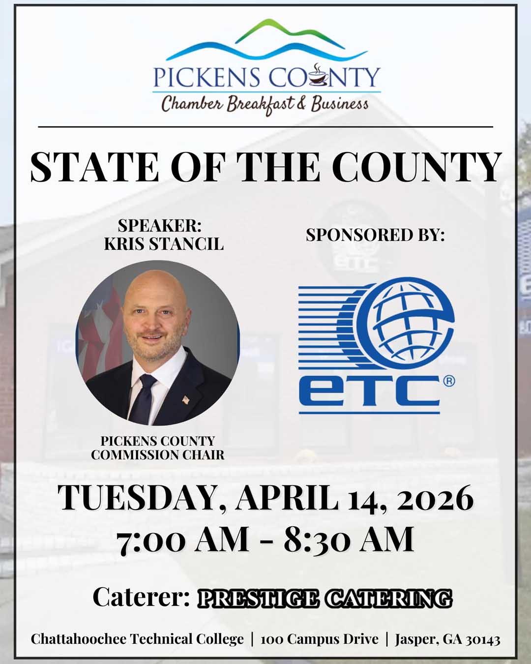 Pickens Chamber of Commerce Breakfast
