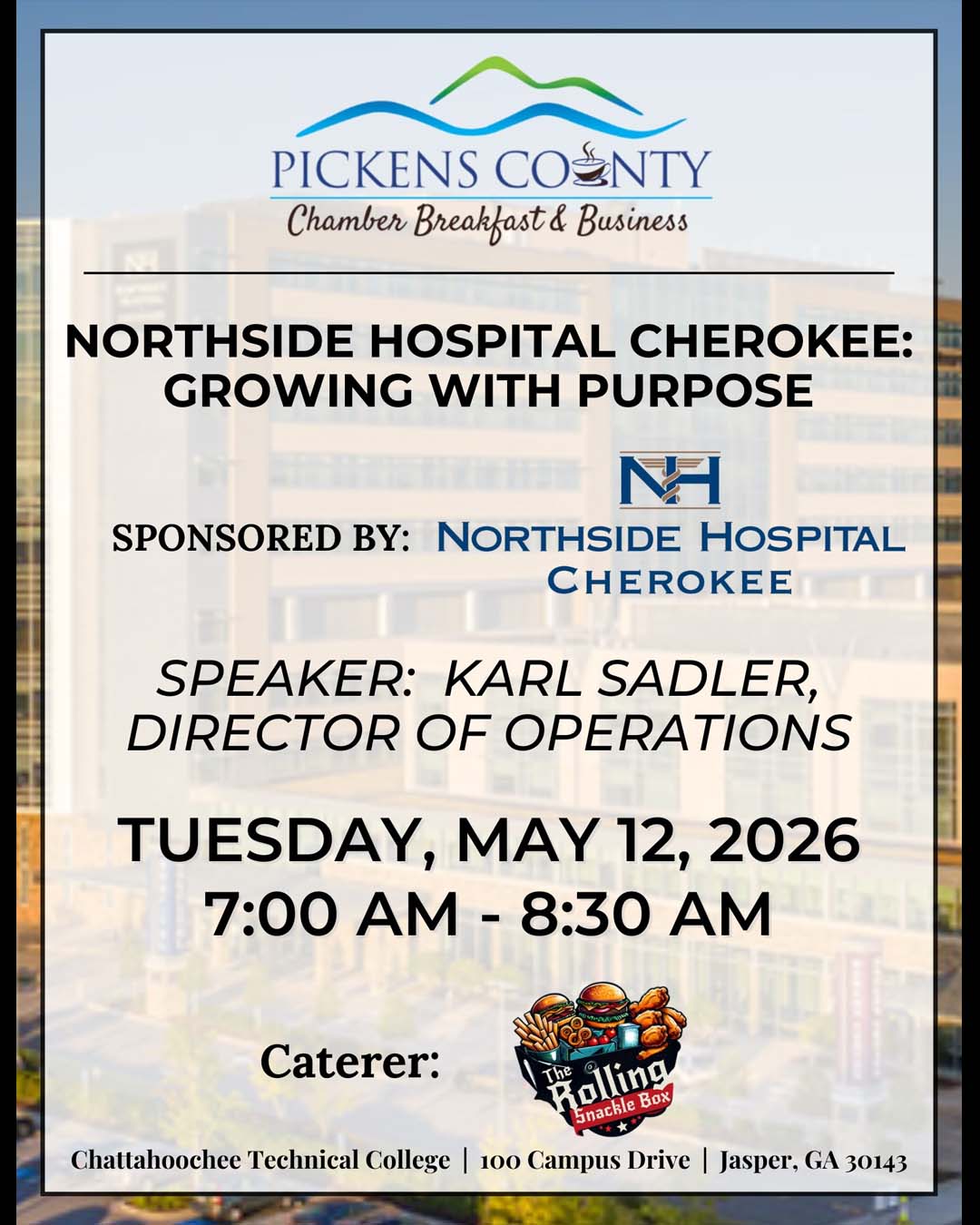 Pickens Chamber of Commerce Breakfast