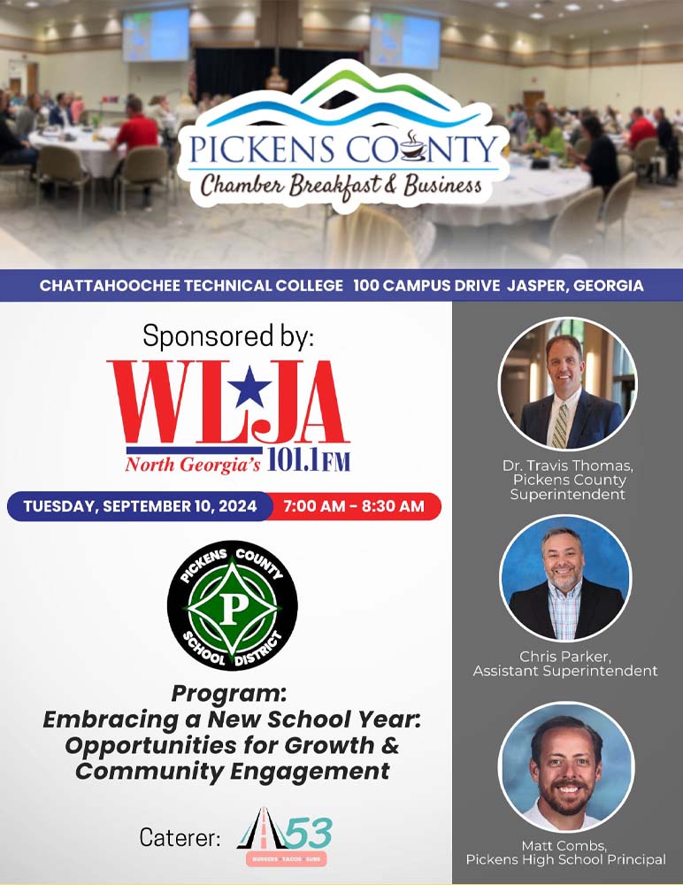 Pickens Chamber of Commerce Breakfast