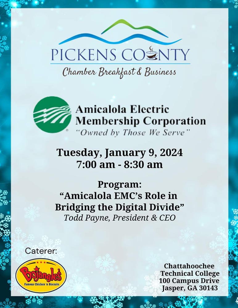 Pickens Chamber of Commerce Breakfast