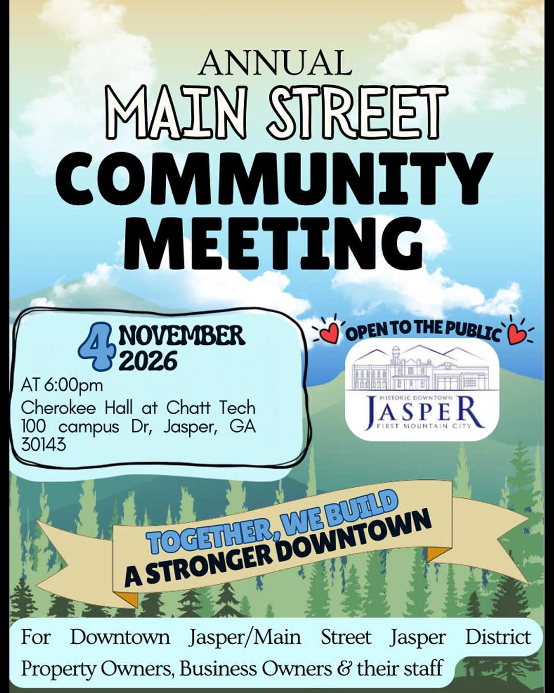 Main Street Community Meeting