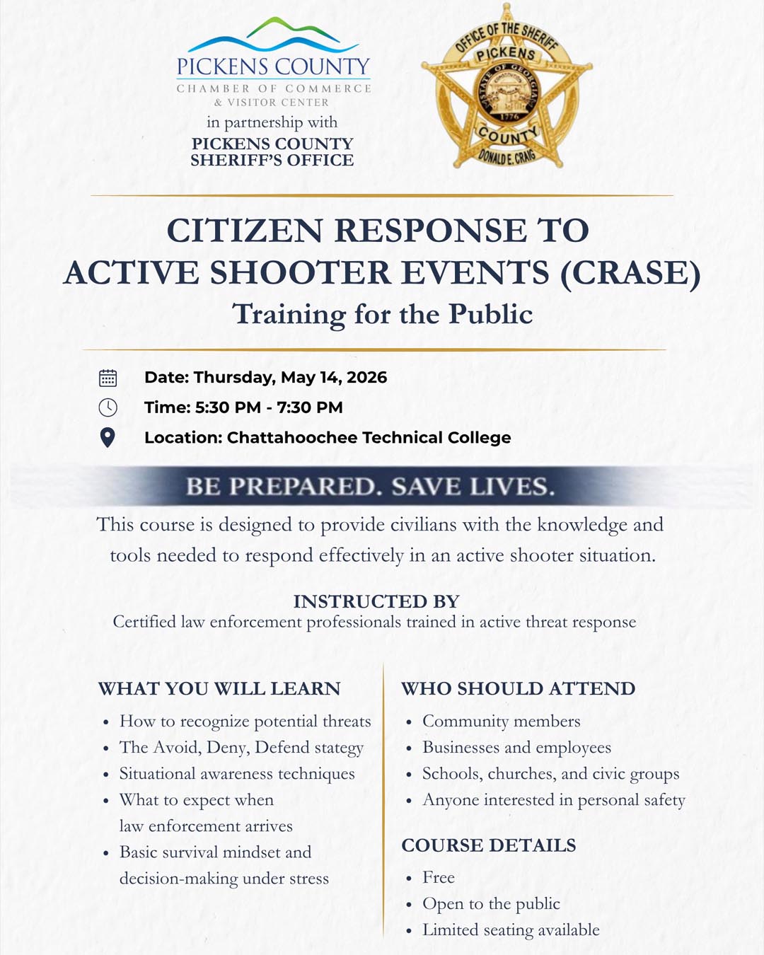 Citizen Response to Active Shooter Events