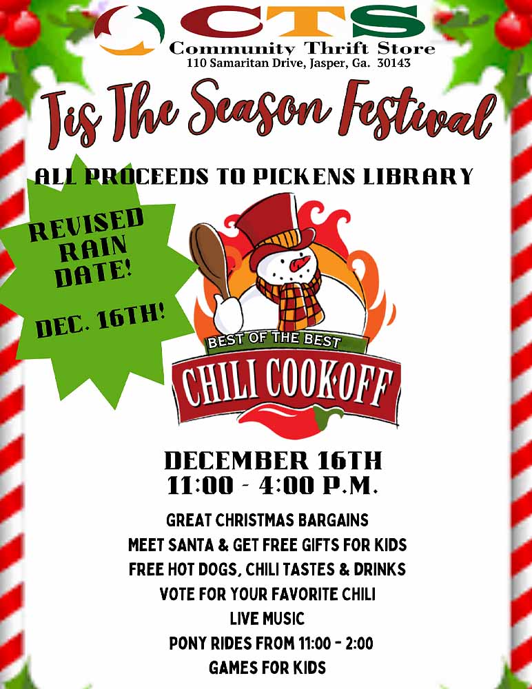 Tis The Season Festival & Chili Cook-Off