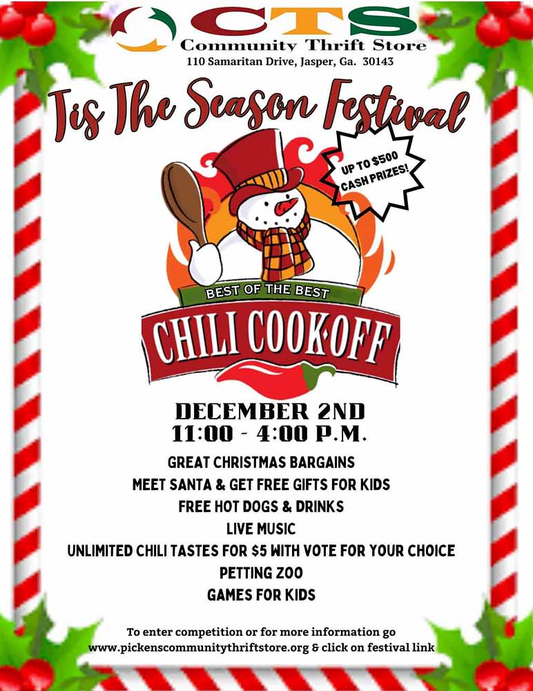 Chili Cook-Off at CTS Now Accepting Contestants