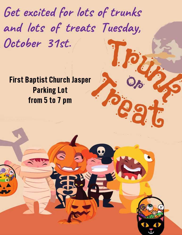 Trunk or Treat on October 31, 2023 0500 PM Pickens County Event Calendar
