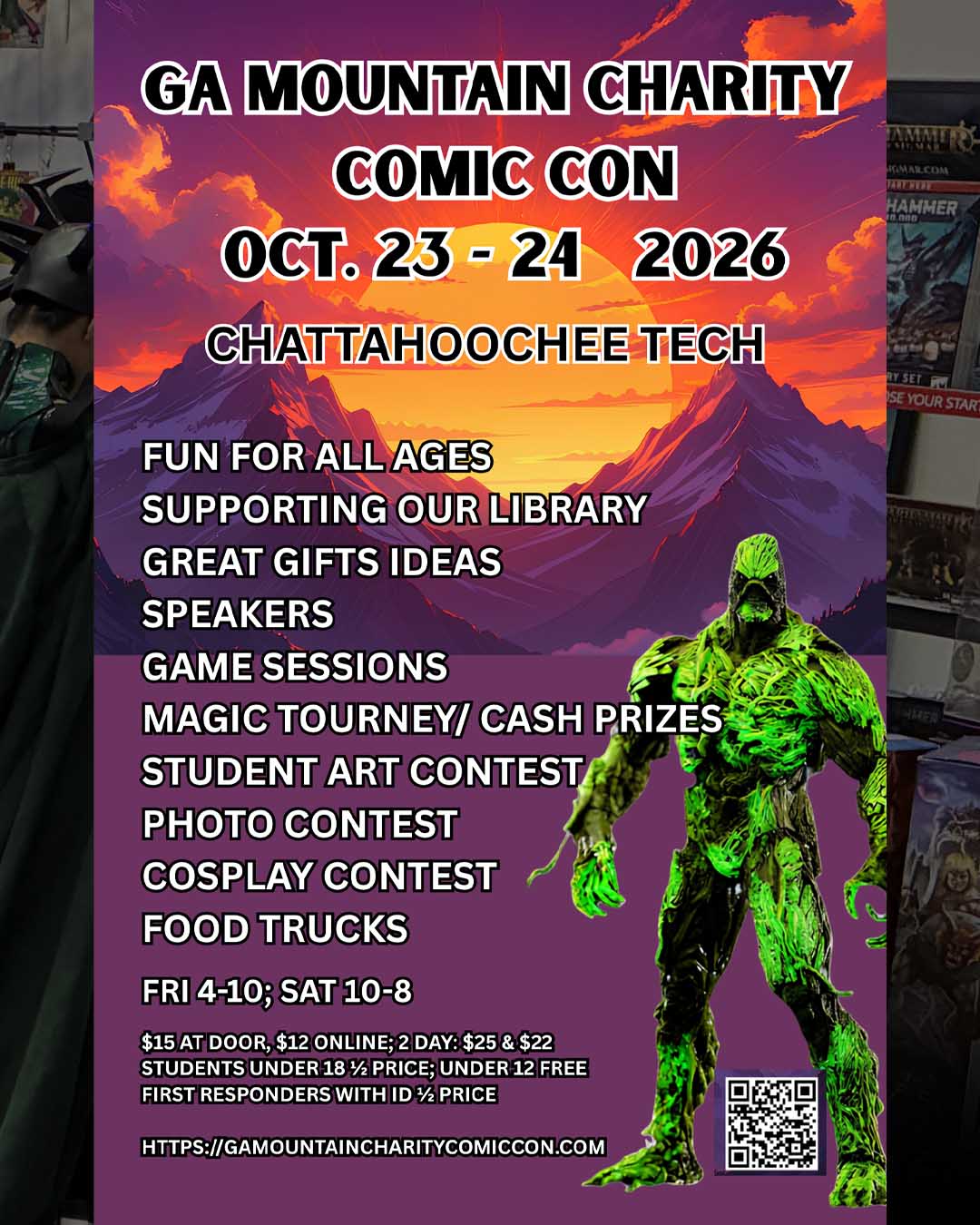 GA Mountain Charity Comic Con