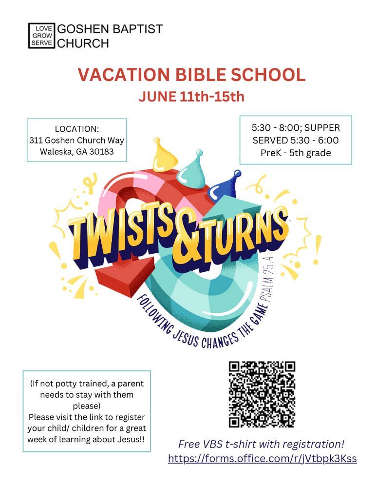 Goshen Baptist Church Vacation Bible School
