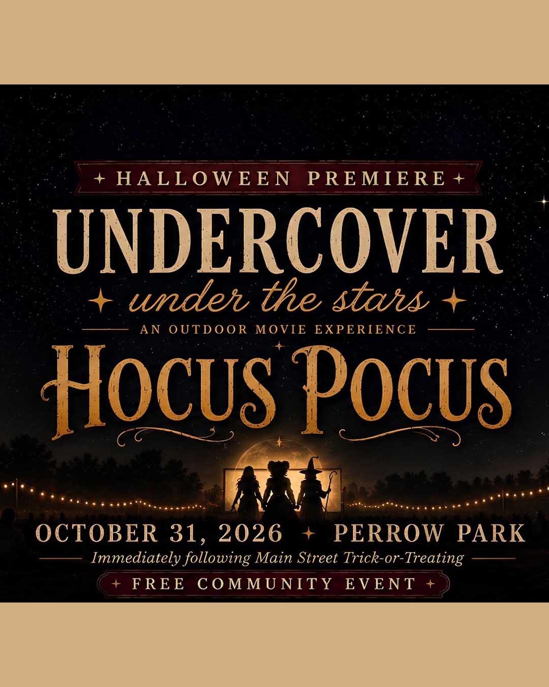 Undercover Under the Stars
