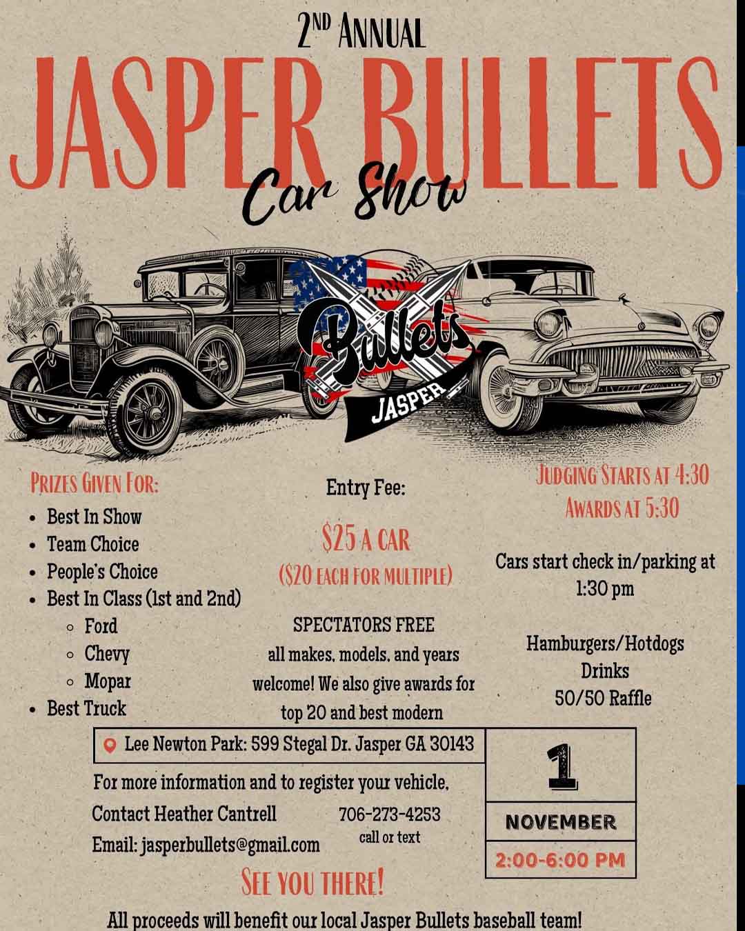 Jasper Bullets Car Show