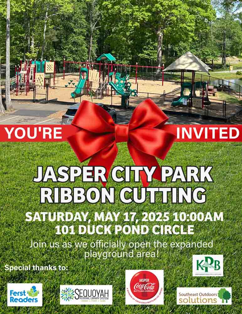 Jasper City Park Ribbon Cutting