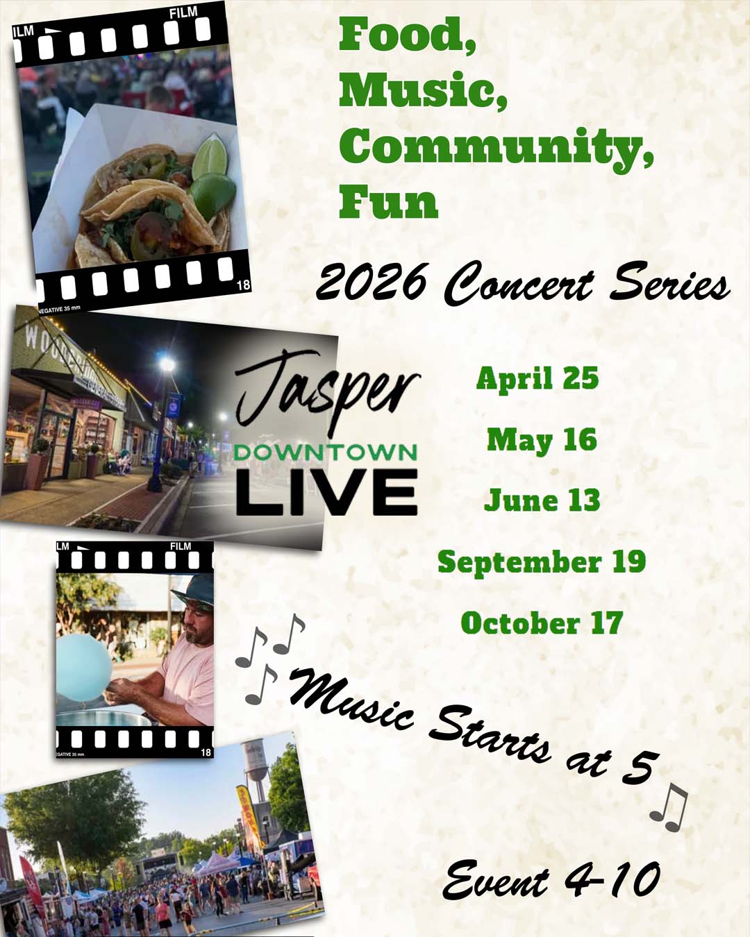 Jasper Downtown Live